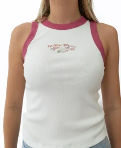 Women Golden Breed Tanks-Aloha High Ringer Tank | Off White