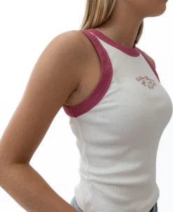 Women Golden Breed Tanks-Aloha High Ringer Tank | Off White