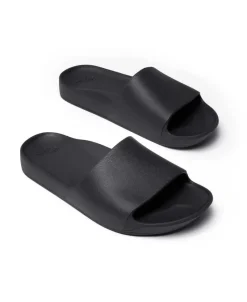 Golden Breed Archie Thongs-Archie Slide | Black