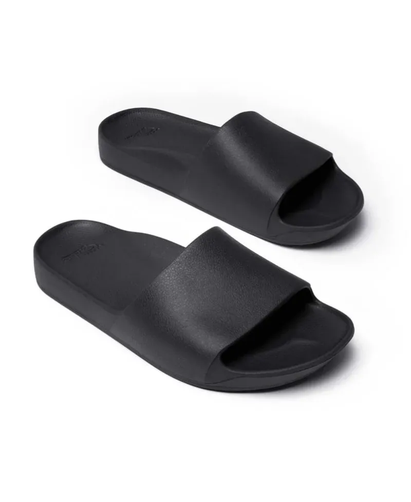 Golden Breed Archie Thongs-Archie Slide | Black