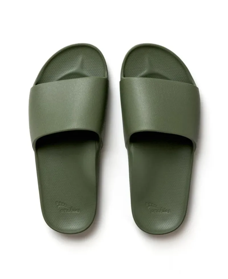 Golden Breed Archie Thongs-Archie Slide | Khaki