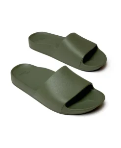 Golden Breed Archie Thongs-Archie Slide | Khaki