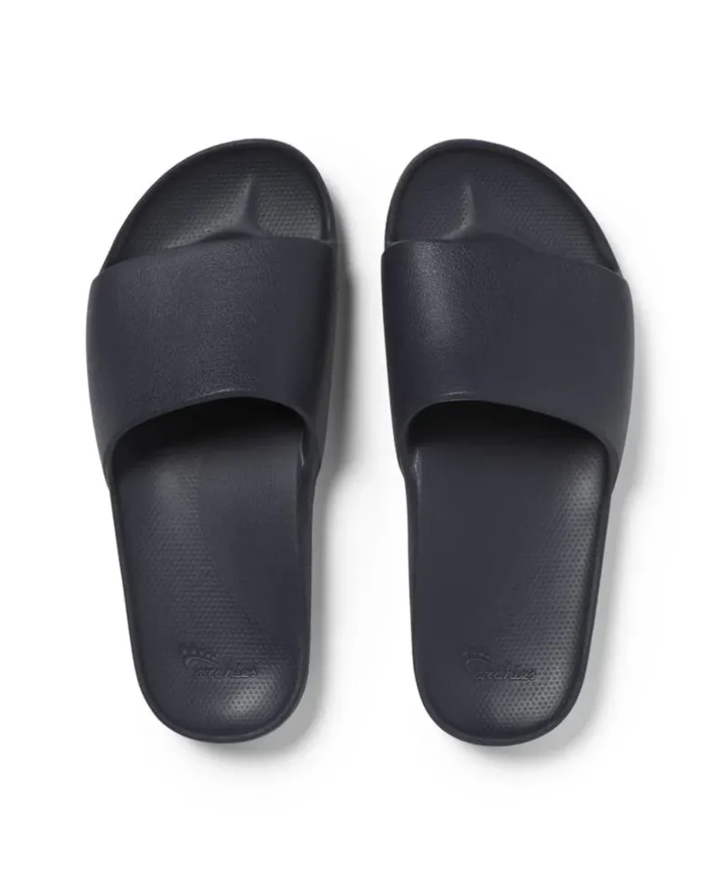 Golden Breed Archie Thongs-Archie Slide | Navy