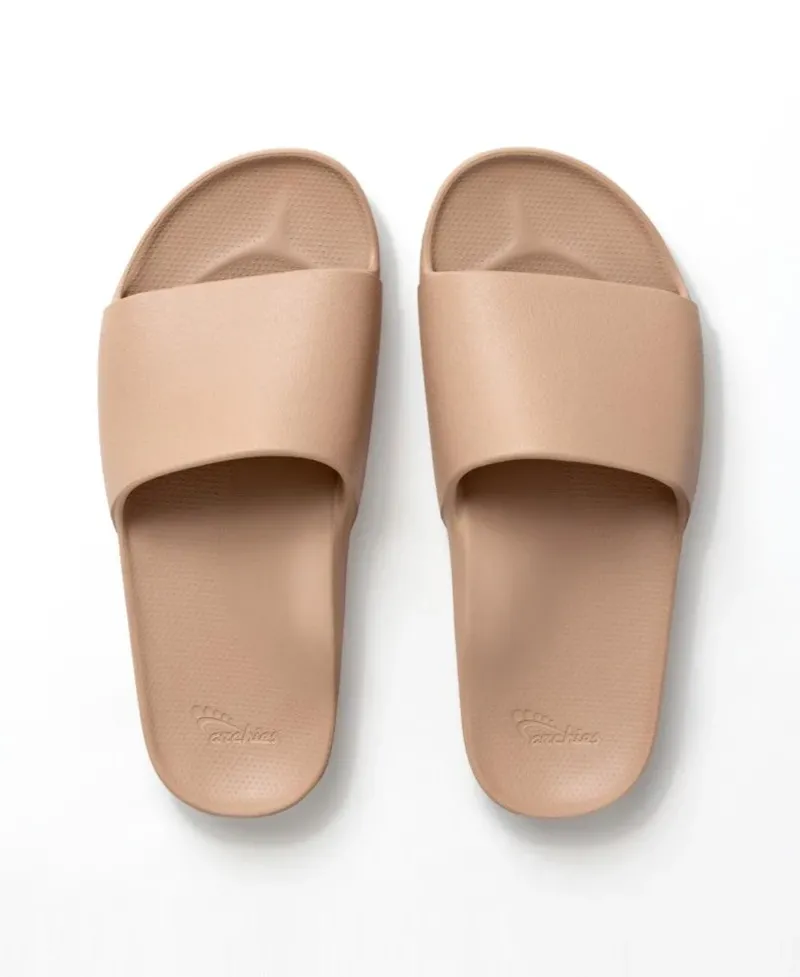 Golden Breed Archie Thongs-Archie Slide | Tan
