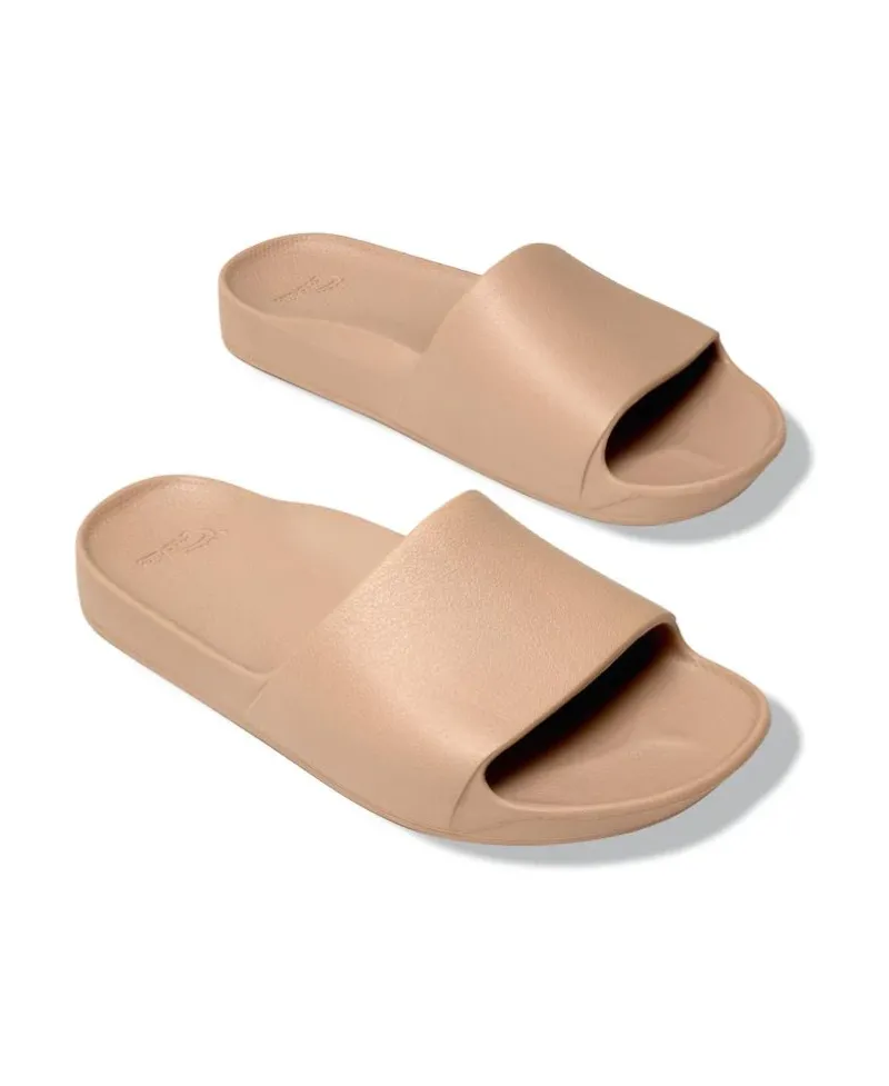 Golden Breed Archie Thongs-Archie Slide | Tan