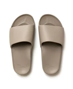 Golden Breed Archie Thongs-Archie Slide | Taupe