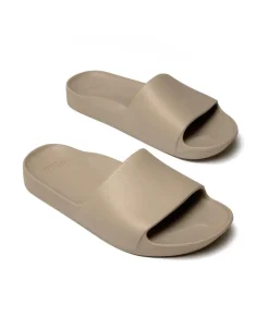 Golden Breed Archie Thongs-Archie Slide | Taupe