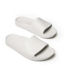 Golden Breed Archie Thongs-Archie Slide | White