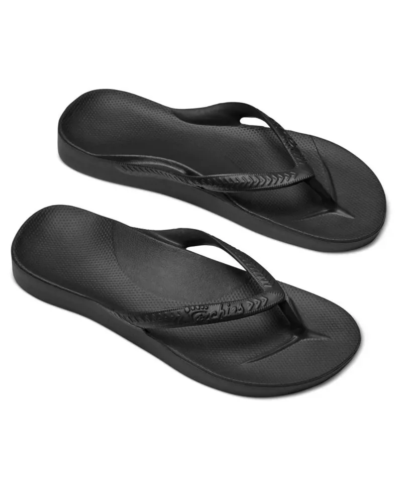 Golden Breed Archie Thongs-Archies Thong | Black
