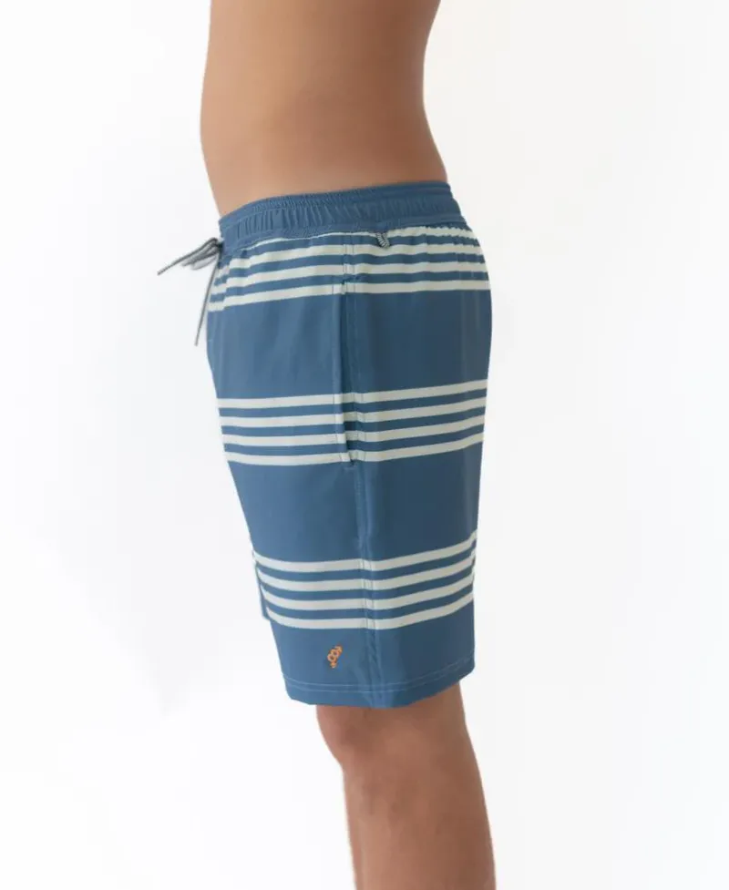 Golden Breed Boardies-Beach Boy Elastic Boardie | Dusty Blue