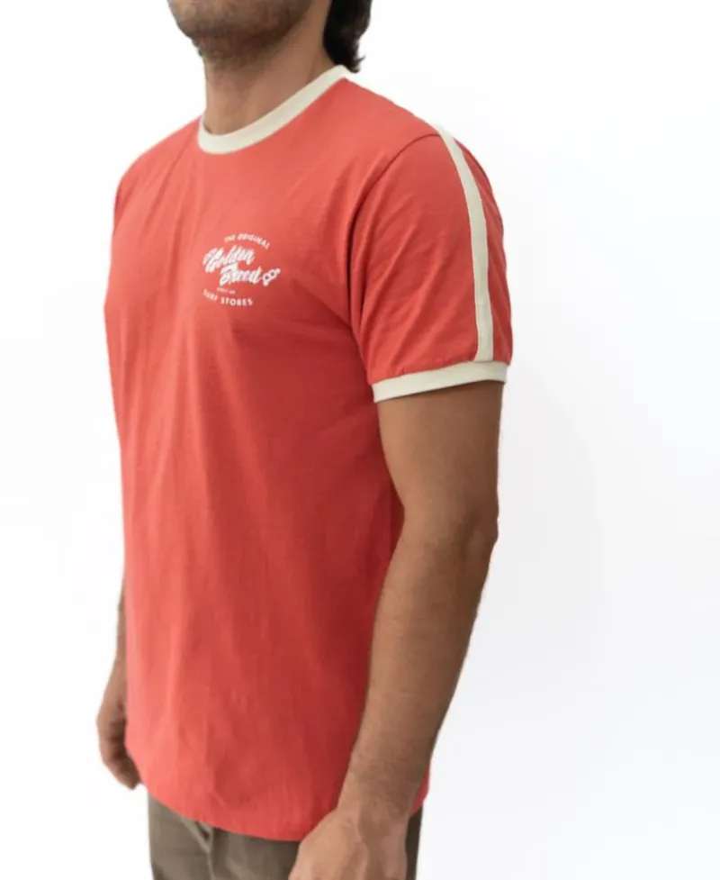 Golden Breed Tees-Break Ringer Tee | Wash Red