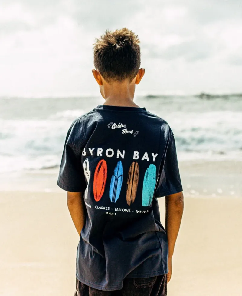 Kids Golden Breed Kids-Byron Bay Boards Boys Tee |