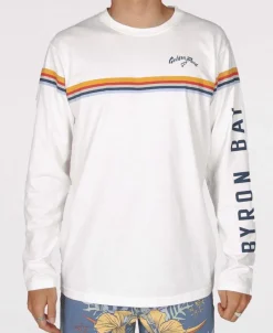 Golden Breed Long Sleeve Tees-Byron Cali LS Tee | Off White