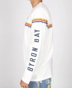 Golden Breed Long Sleeve Tees-Byron Cali LS Tee | Off White