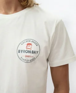 Golden Breed Tees-Byron Kombi Tee | Off White