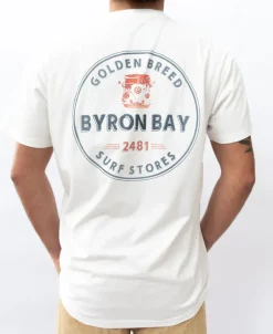 Golden Breed Tees-Byron Kombi Tee | Off White