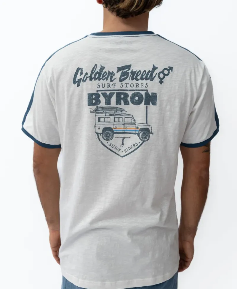 Golden Breed Tees-Byron Landy Tee | Off White