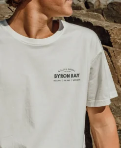 Golden Breed Tees-Byron Old School Tee | Off White