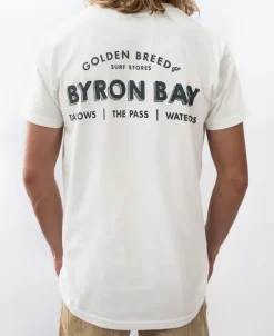 Golden Breed Tees-Byron Old School Tee | Off White