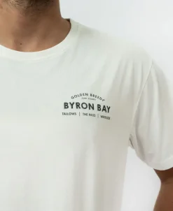 Golden Breed Tees-Byron Old School Tee | Off White