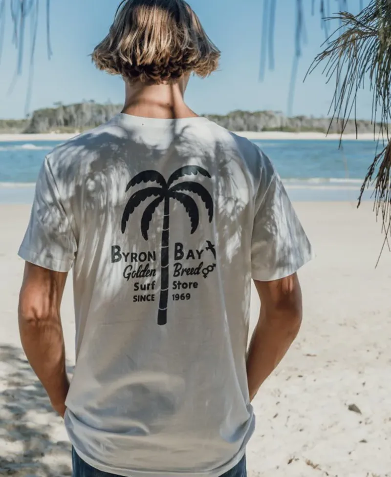 Golden Breed Tees-Byron Palm Loco | Off White