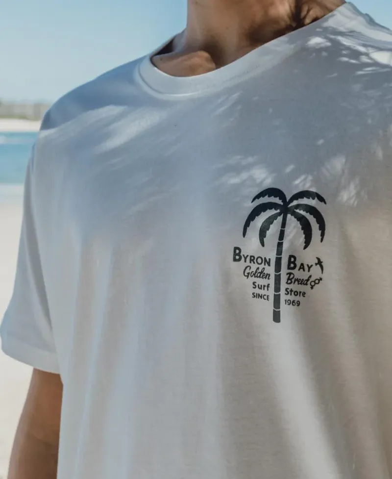 Golden Breed Tees-Byron Palm Loco | Off White