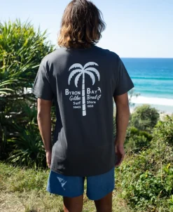 Golden Breed Tees-Byron Palm Loco | Wash Black