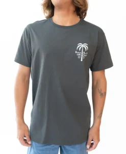 Golden Breed Tees-Byron Palm Loco | Wash Black