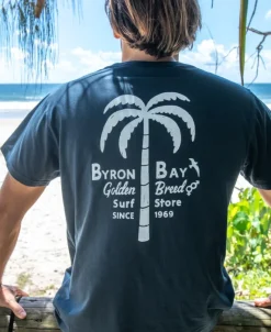 Golden Breed Tees-Byron Palm Loco Tee | Navy