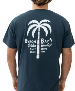 Golden Breed Tees-Byron Palm Loco Tee | Navy