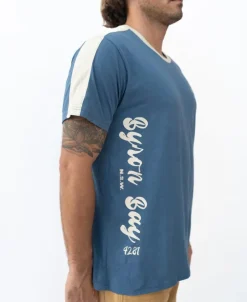 Golden Breed Tees-Byron Willis Tee | Dusty Blue