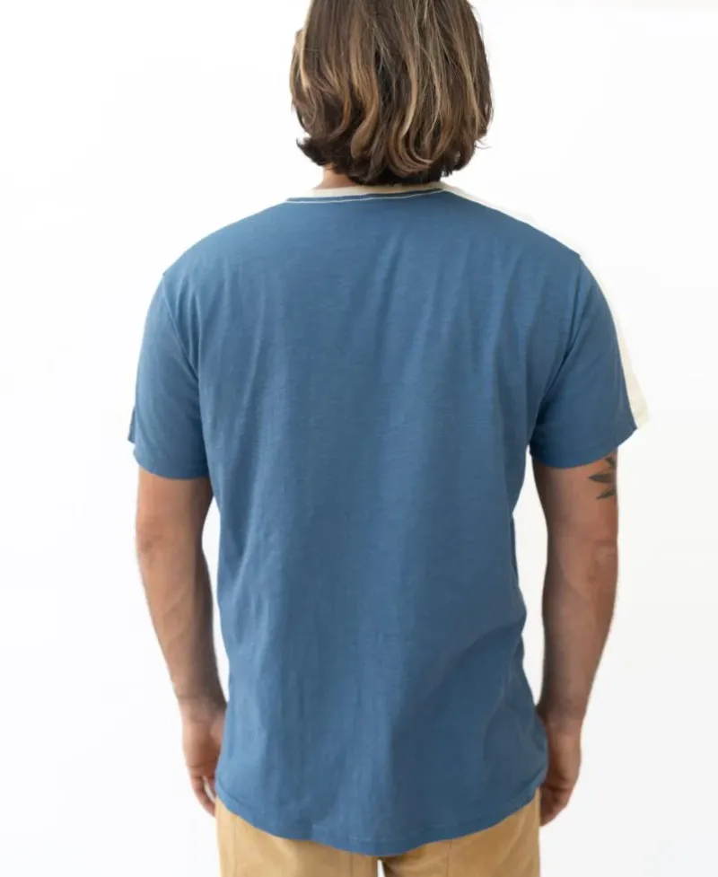Golden Breed Tees-Byron Willis Tee | Dusty Blue