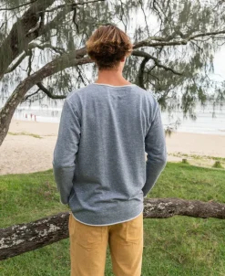Golden Breed Hoodies & Sweats|Rag Tops-Classic Rag Top | Navy Marle