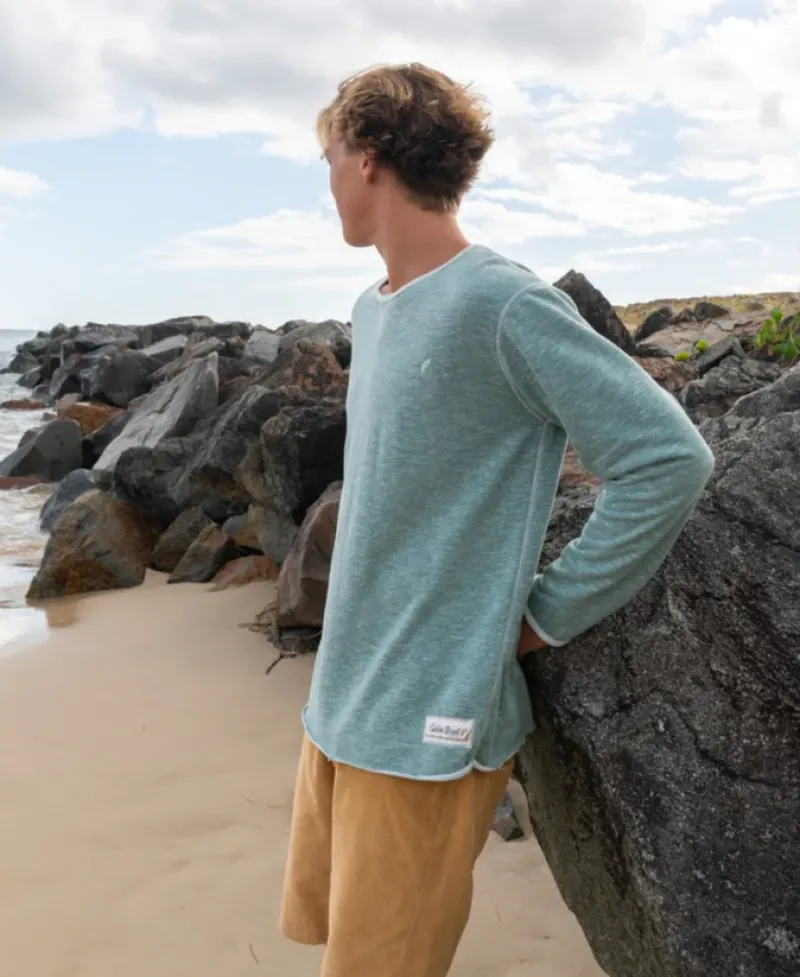 Golden Breed Hoodies & Sweats|Rag Tops-Classic Rag Top | Surf Green Marle