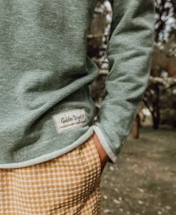 Golden Breed Hoodies & Sweats|Rag Tops-Classic Rag Top | Surf Green Marle