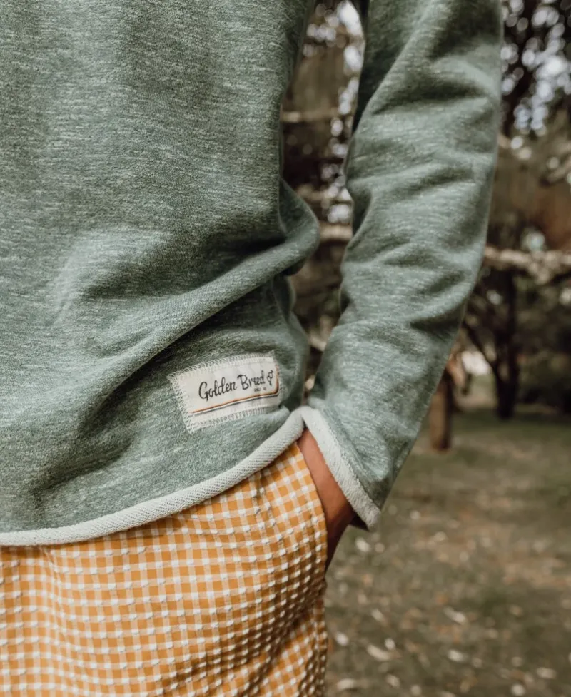 Golden Breed Hoodies & Sweats|Rag Tops-Classic Rag Top | Surf Green Marle