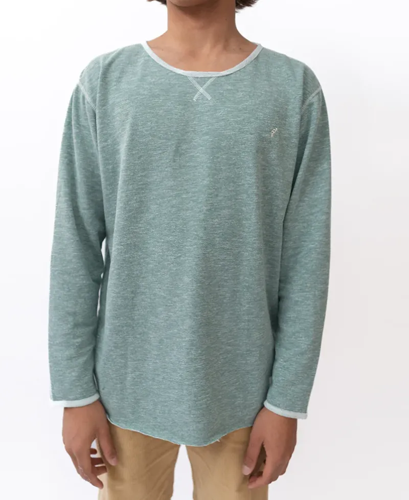 Golden Breed Hoodies & Sweats|Rag Tops-Classic Rag Top | Surf Green Marle