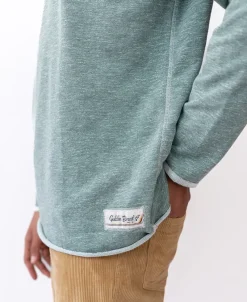 Golden Breed Hoodies & Sweats|Rag Tops-Classic Rag Top | Surf Green Marle