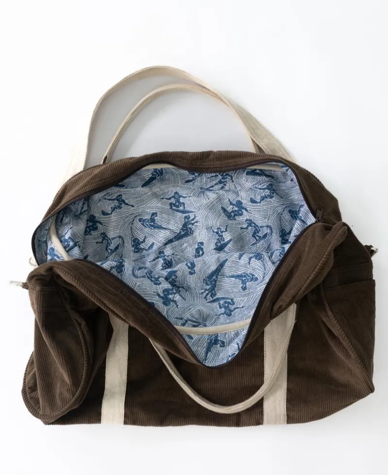Golden Breed Bags-Cord Roll Bag | Wash Brown