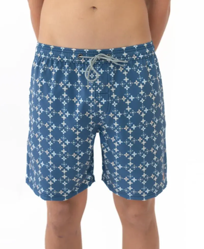 Golden Breed Boardies-Cosmo Elastic Boardie | Blue