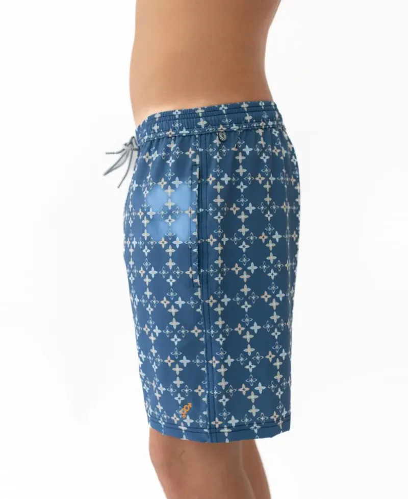 Golden Breed Boardies-Cosmo Elastic Boardie | Blue