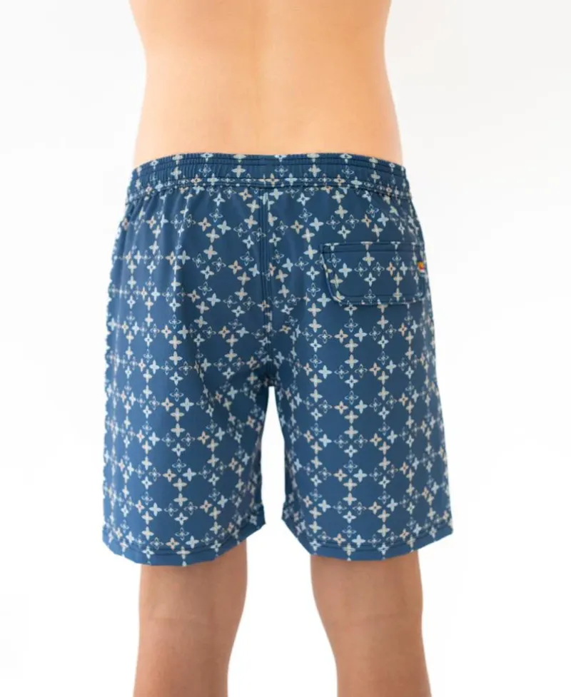 Golden Breed Boardies-Cosmo Elastic Boardie | Blue