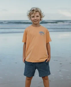 Kids Golden Breed Kids-Crackers Boys Walkshort | Dusty Blue