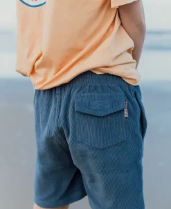 Kids Golden Breed Kids-Crackers Boys Walkshort | Dusty Blue