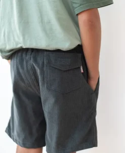 Kids Golden Breed Kids-Crackers Boys Walkshort | Wash Black