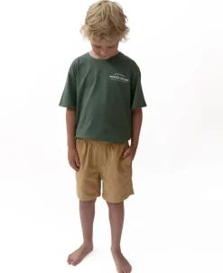 Kids Golden Breed Kids-Crackers Boys Walkshort | Dark Camel