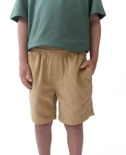 Kids Golden Breed Kids-Crackers Boys Walkshort | Dark Camel