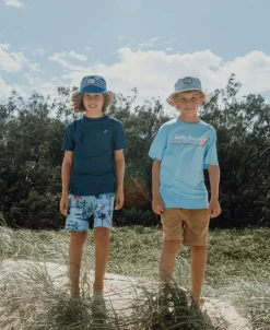Kids Golden Breed Kids-Crackers Boys Walkshort | Dark Camel
