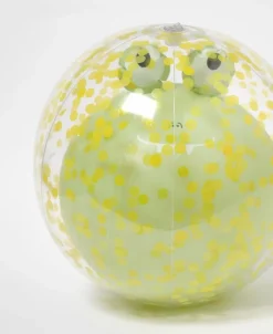Golden Breed Sunny Life-3D Inflatable Beach Ball Cookie the Croc | Light Khaki