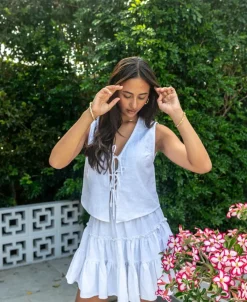 Women Golden Breed Skirts-Elsa Skirt | White